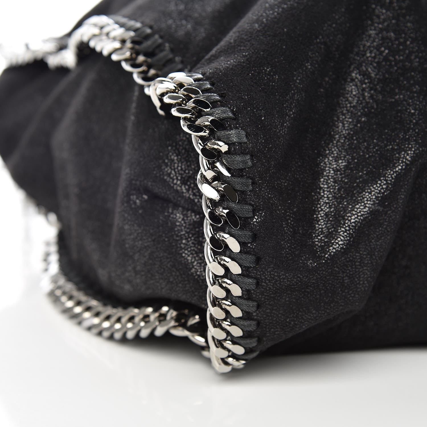 Stella McCartney Shaggy Deer Big Falabella Tote Black 8 of 10