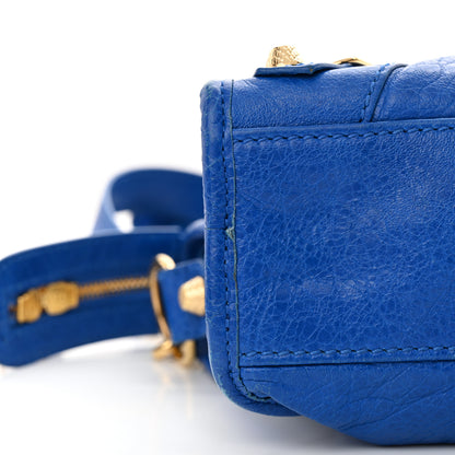 Balenciaga Agneau Giant 12 Gold Hardware Mini City Bleu Lazuli 15 of 16