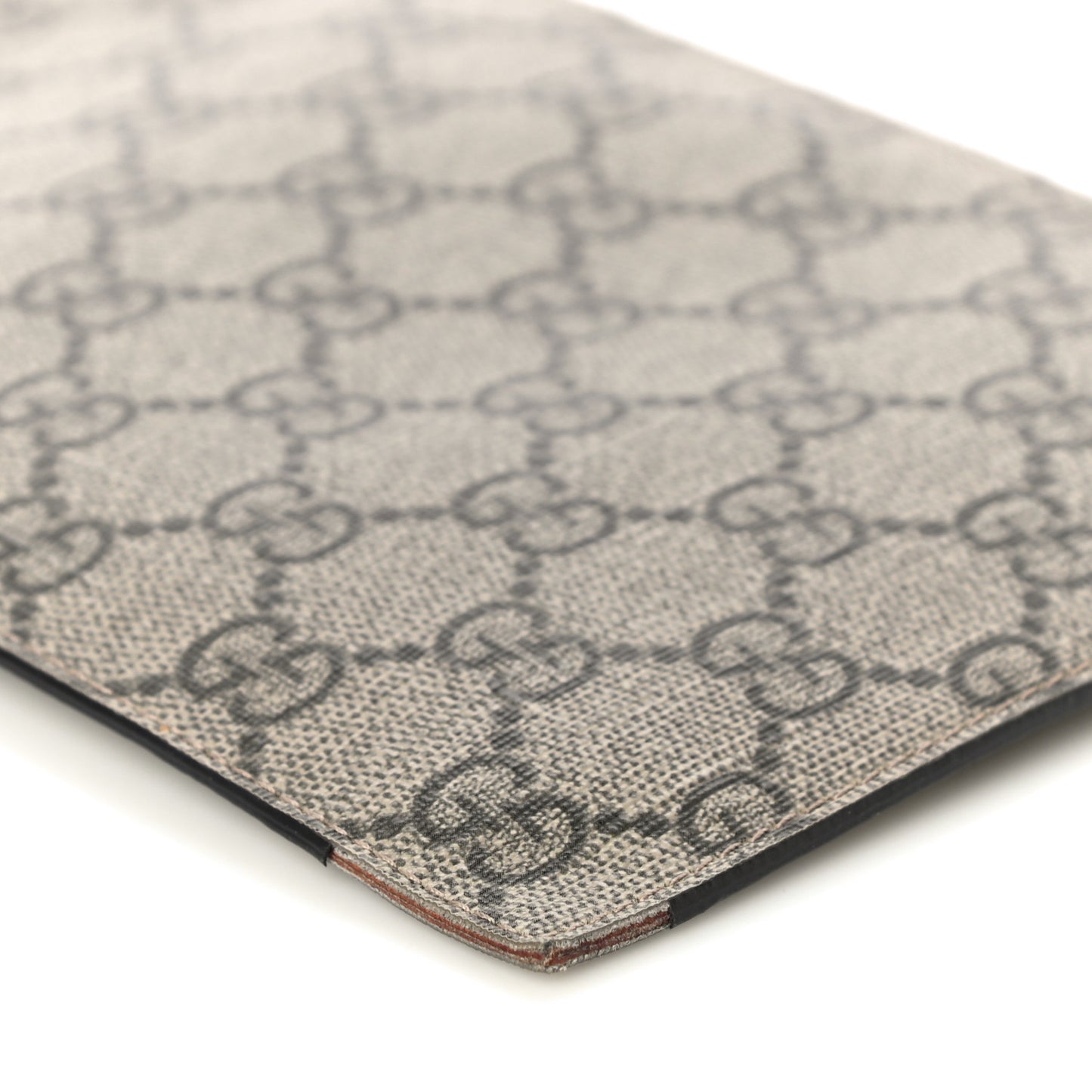GG Supreme Monogram Large Ophidia Wristlet Pouch Beige New Acero