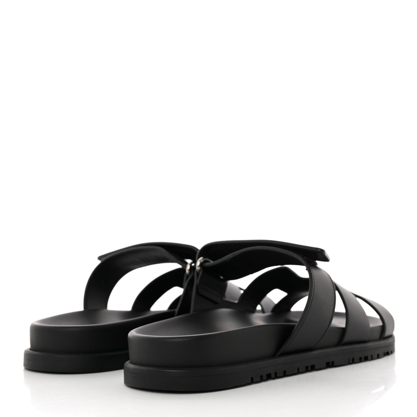 Calfskin Womens Chypre Sandals 38 Black