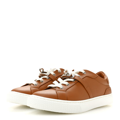 Hermes Calfskin Day Sneakers 36.5 Naturel 4 of 11