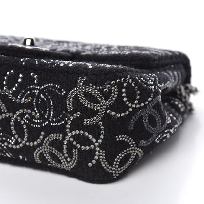 Chanel Tweed Strass Mini Pudong Flap Black 6 of 10