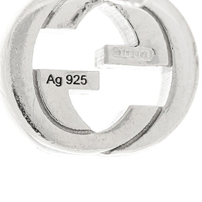 Gucci Sterling Silver Interlocking GG Stud Earrings 4 of 4
