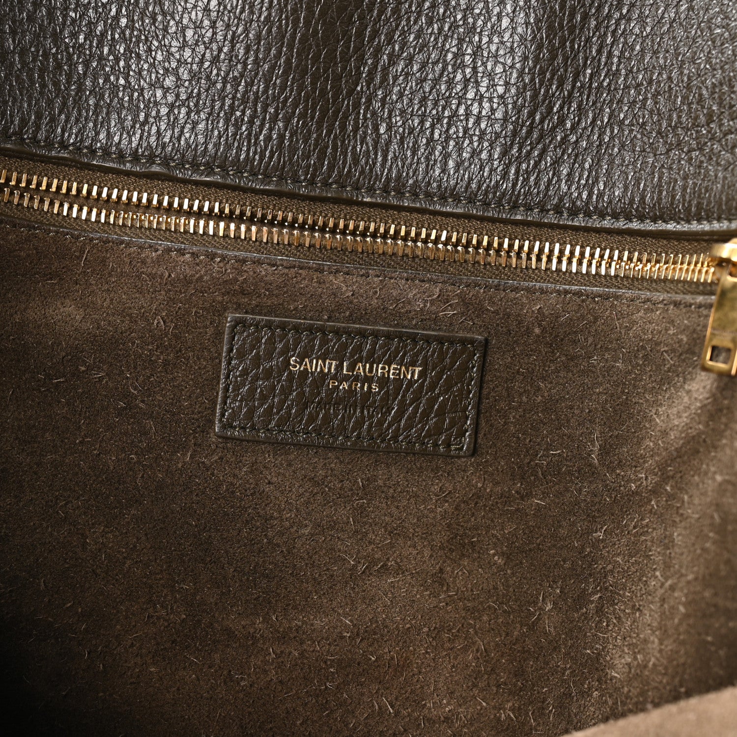 Saint Laurent Grained Deerskin Bea Tote Musk 6 of 10