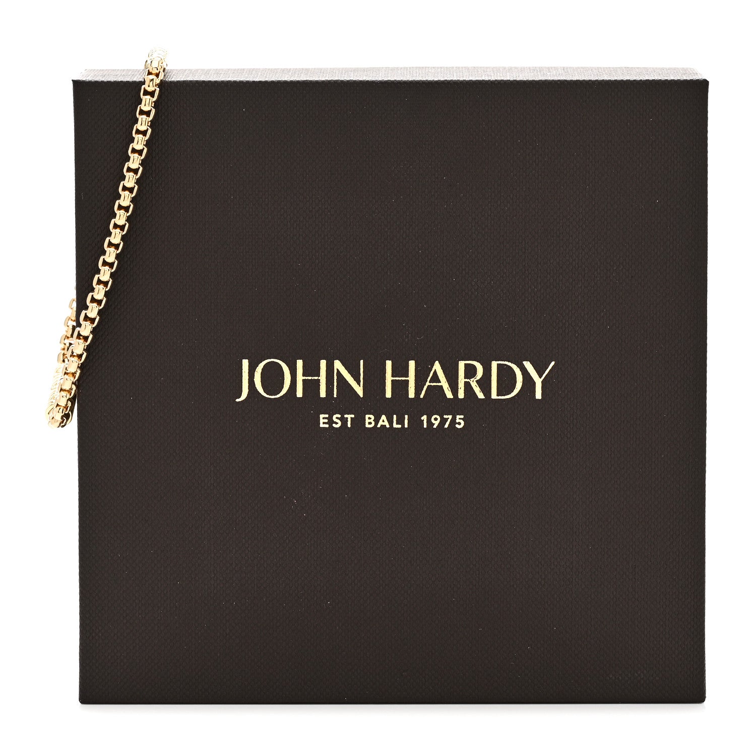John Hardy 18K Yellow Gold 3.7mm Box Chain Bracelet 5 of 5