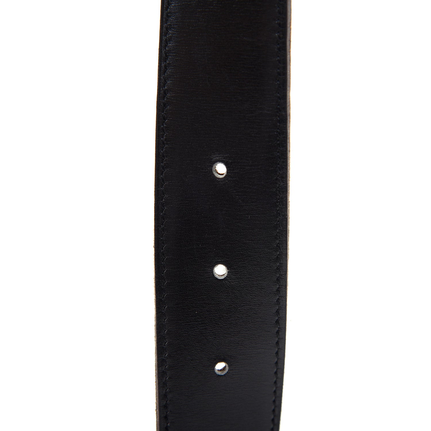 Hermes Box Togo 32mm Idem Belt 80 Black Gold 5 of 6