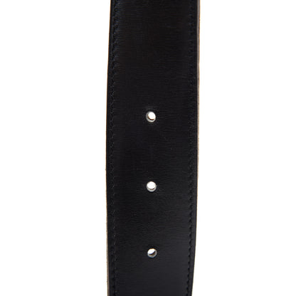 Hermes Box Togo 32mm Idem Belt 80 Black Gold 5 of 6