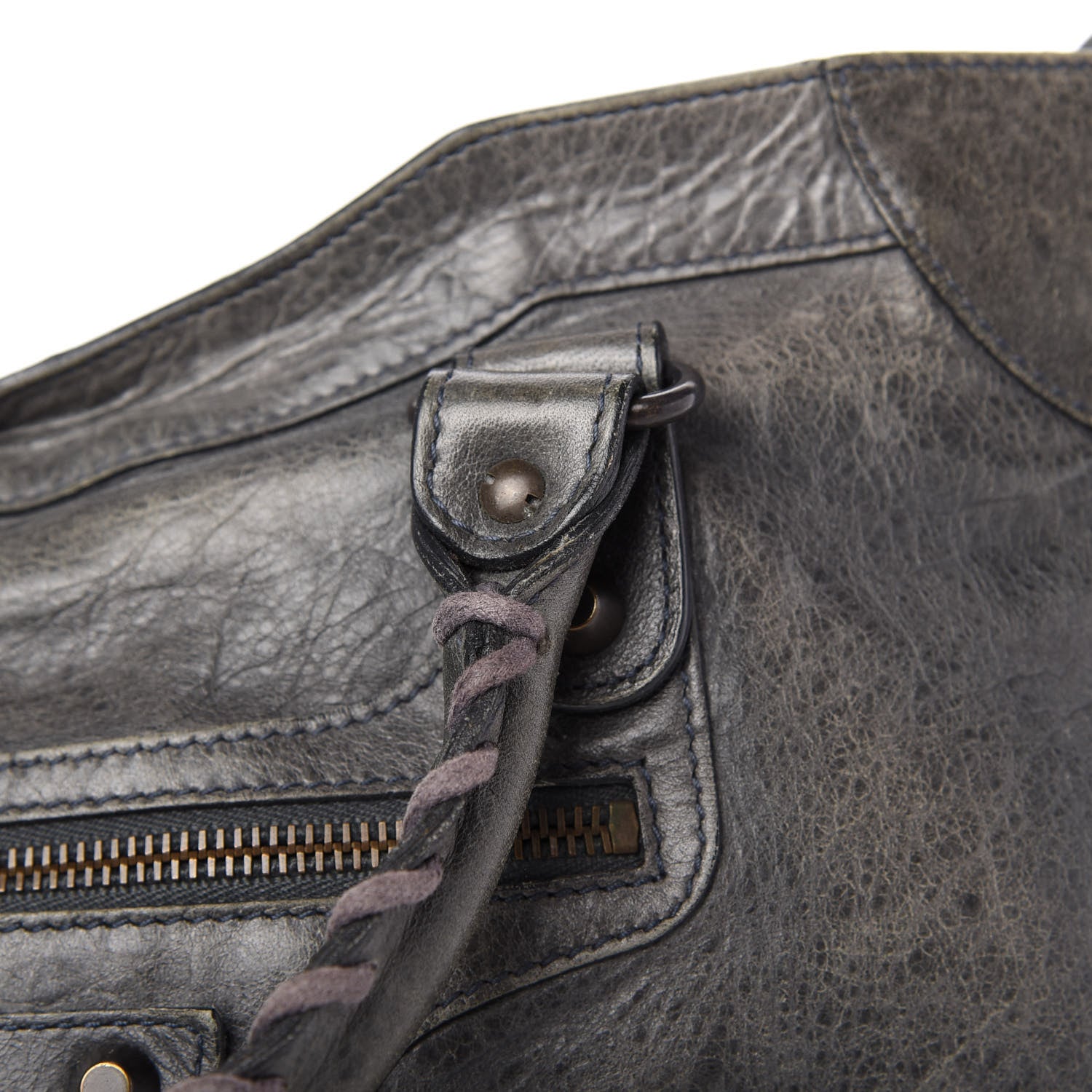 Balenciaga Agneau Classic Hardware City Anthracite 11 of 13