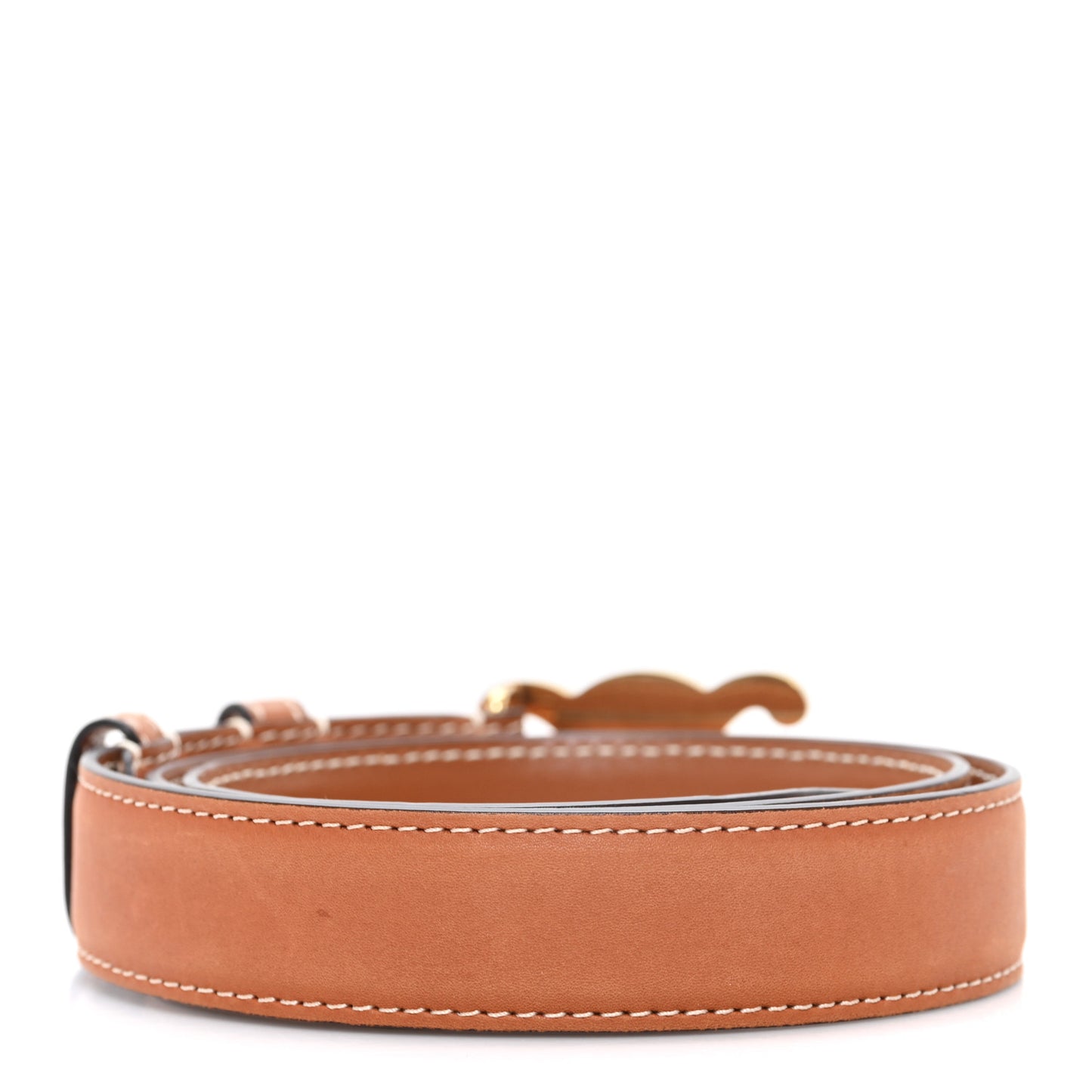 Box Calfskin Medium 25mm Triomphe Belt 75 30 Tan