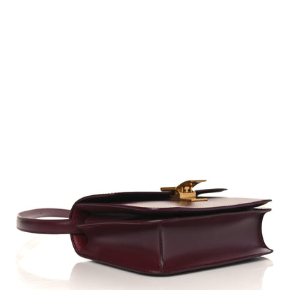 Celine Box Calfskin Teen Classic Box Flap Bag Burgundy 4 of 8