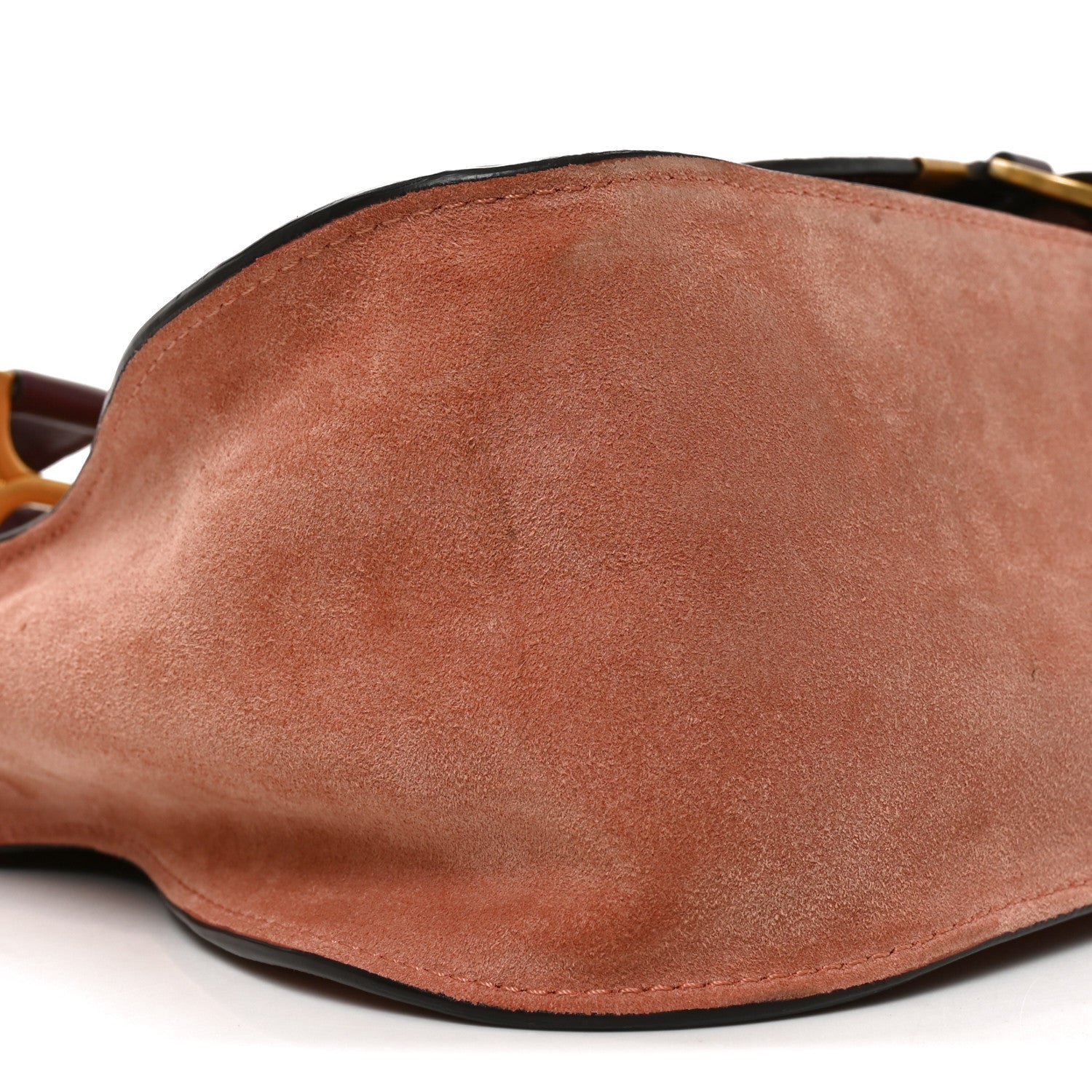 Chloe Suede Calfskin Braided Medium Marcie Double Carry Canyon Rose 9 of 10