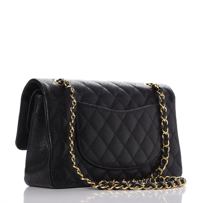 Chanel Caviar Quilted Medium Double Flap Black 3 of 8
