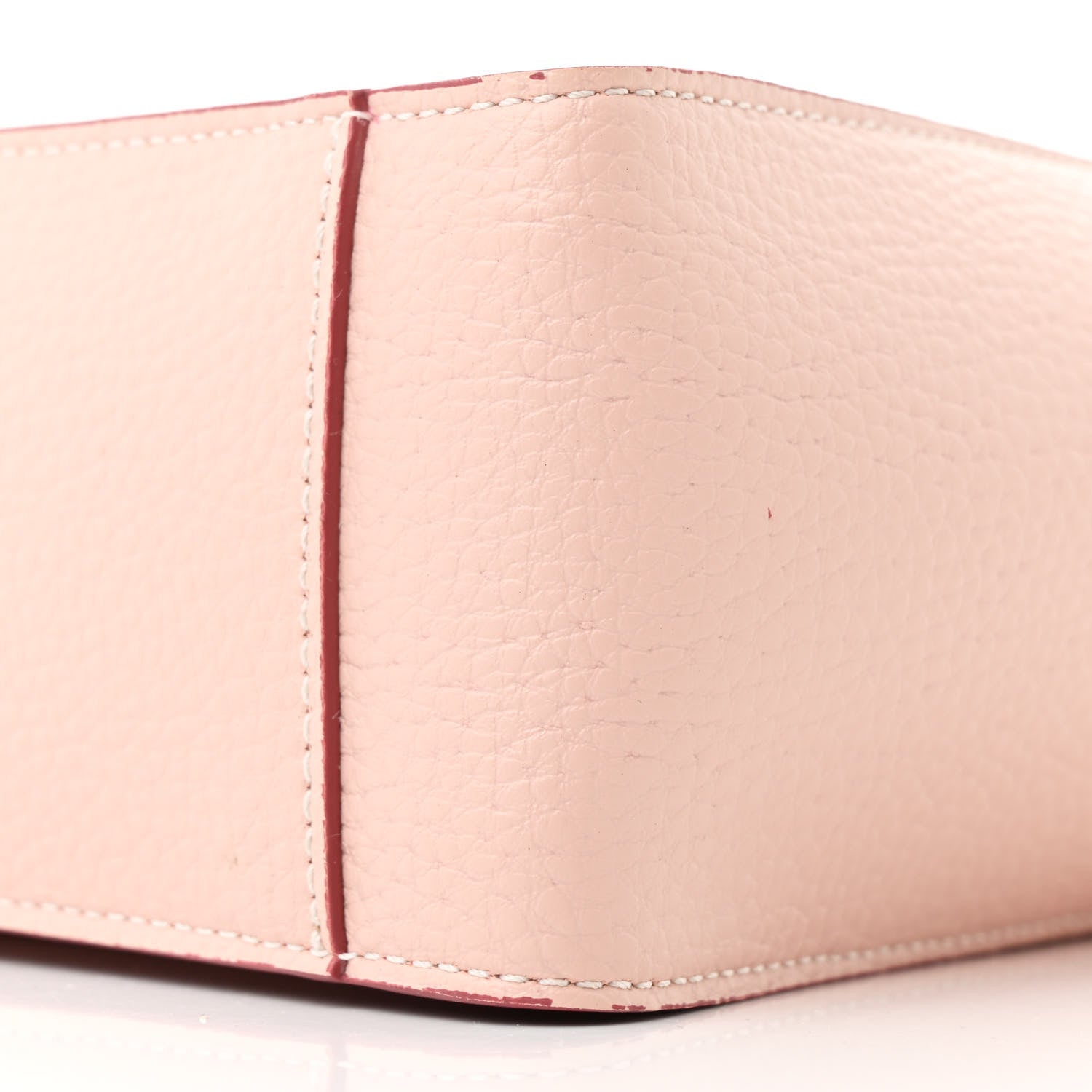 Stella McCartney Grainy Alter Mat Perforated Logo Mini Crossbody Rose Pink 10 of 12