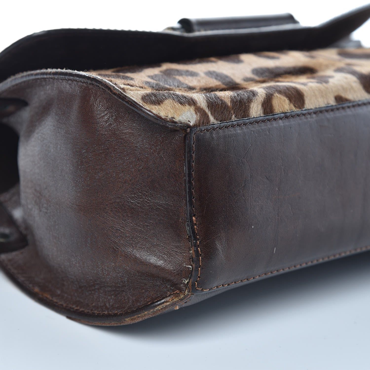 Dolce & Gabbana Pony Hair Shoulder Bag Leopard 7 of 18