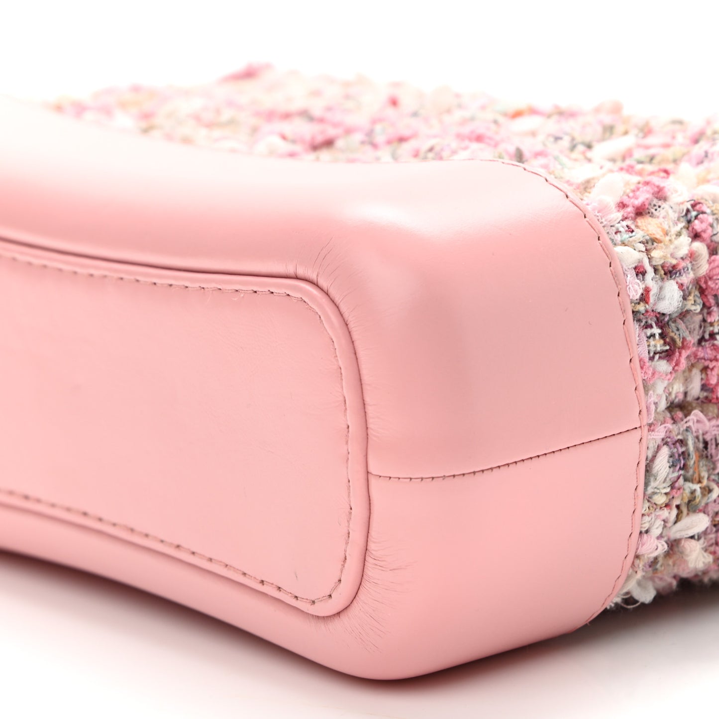 Tweed Calfskin Small Gabrielle Hobo Light Pink