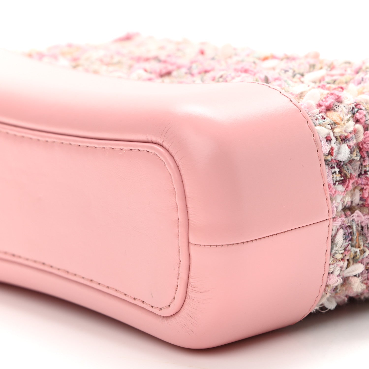 Chanel Tweed Calfskin Small Gabrielle Hobo Light Pink 10 of 10
