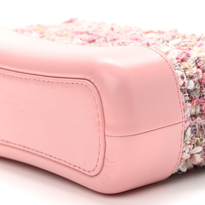 Chanel Tweed Calfskin Small Gabrielle Hobo Light Pink 10 of 10