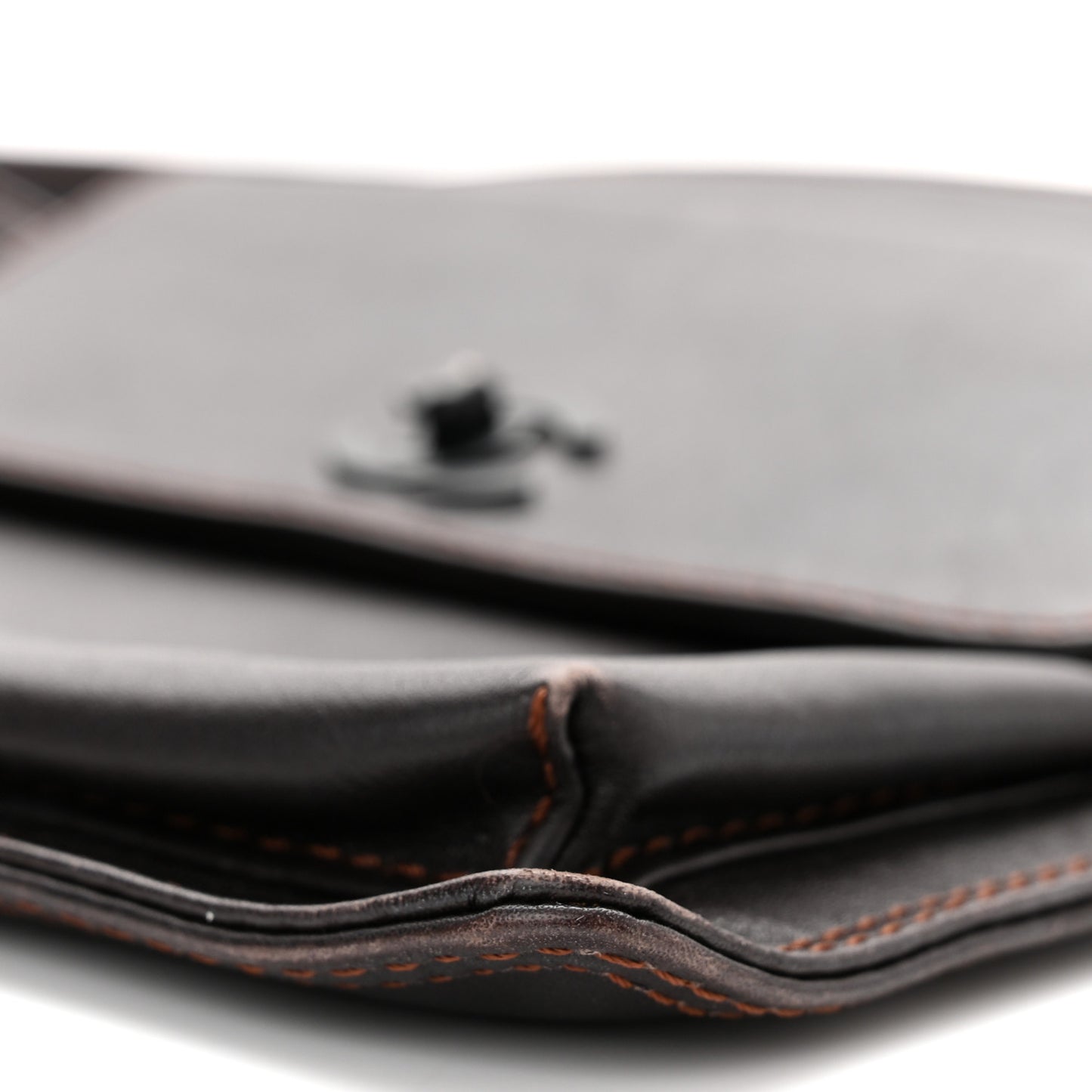 Lambskin Flap Waist Belt Bag 80 32 Brown