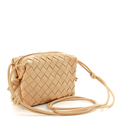 Bottega Veneta Nappa Intrecciato Mini Loop Camera Bag Almond 3 of 10