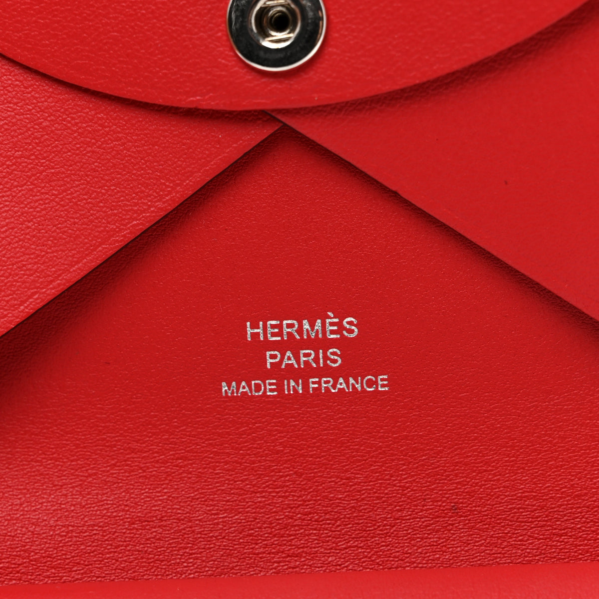 Hermes Swift Teckel a Collier Calvi Duo Card Case Rouge De Coeur 6 of 8
