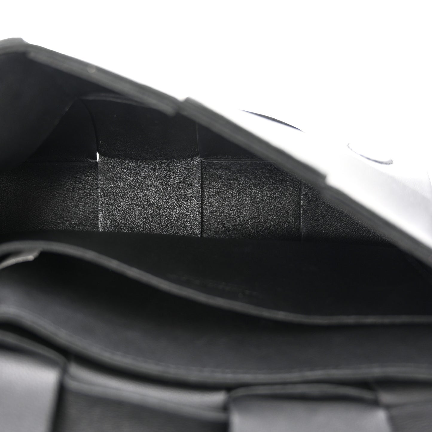 Nappa Maxi Intreccio The Belt Cassette Bag Black