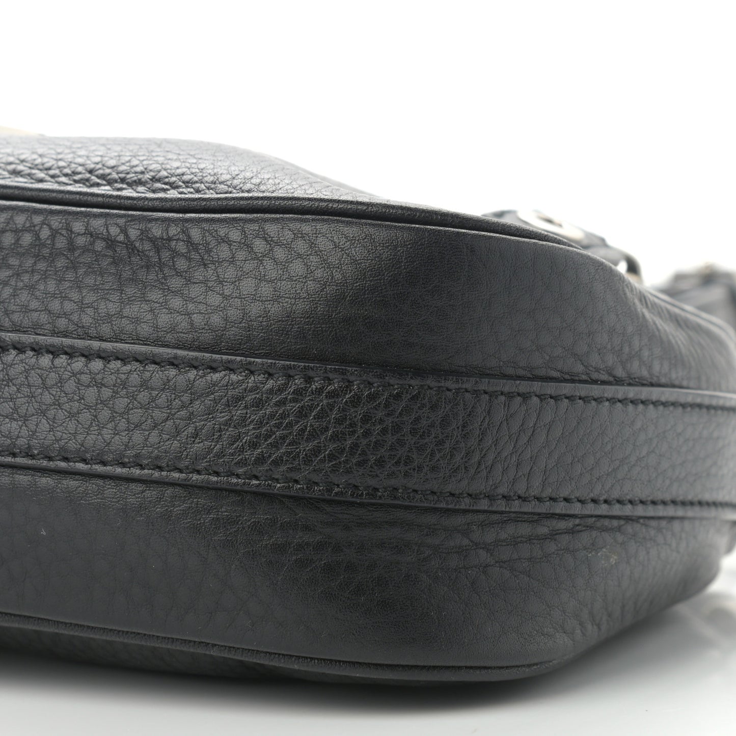Calfskin Shoulder Bag Black