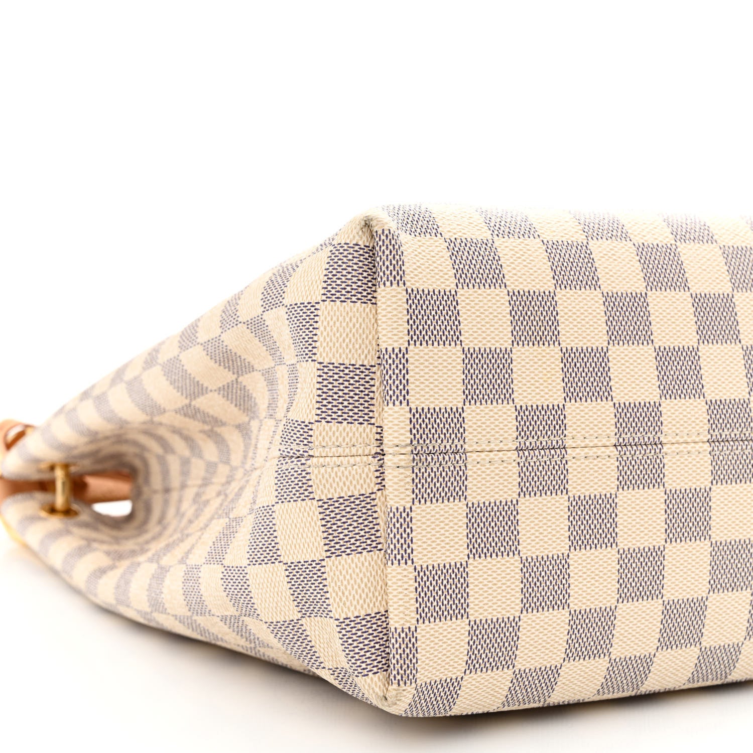 Louis Vuitton Damier Azur Graceful MM Rose Ballerine 8 of 11