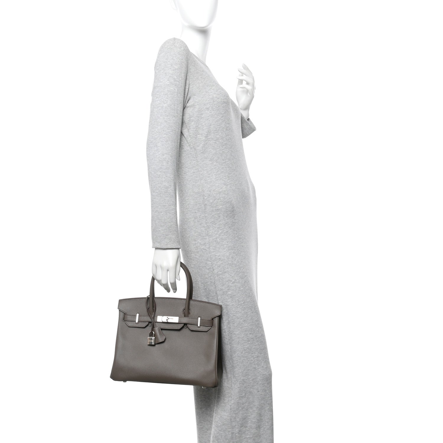 Hermes Epsom Birkin 30 Etain 3 of 19
