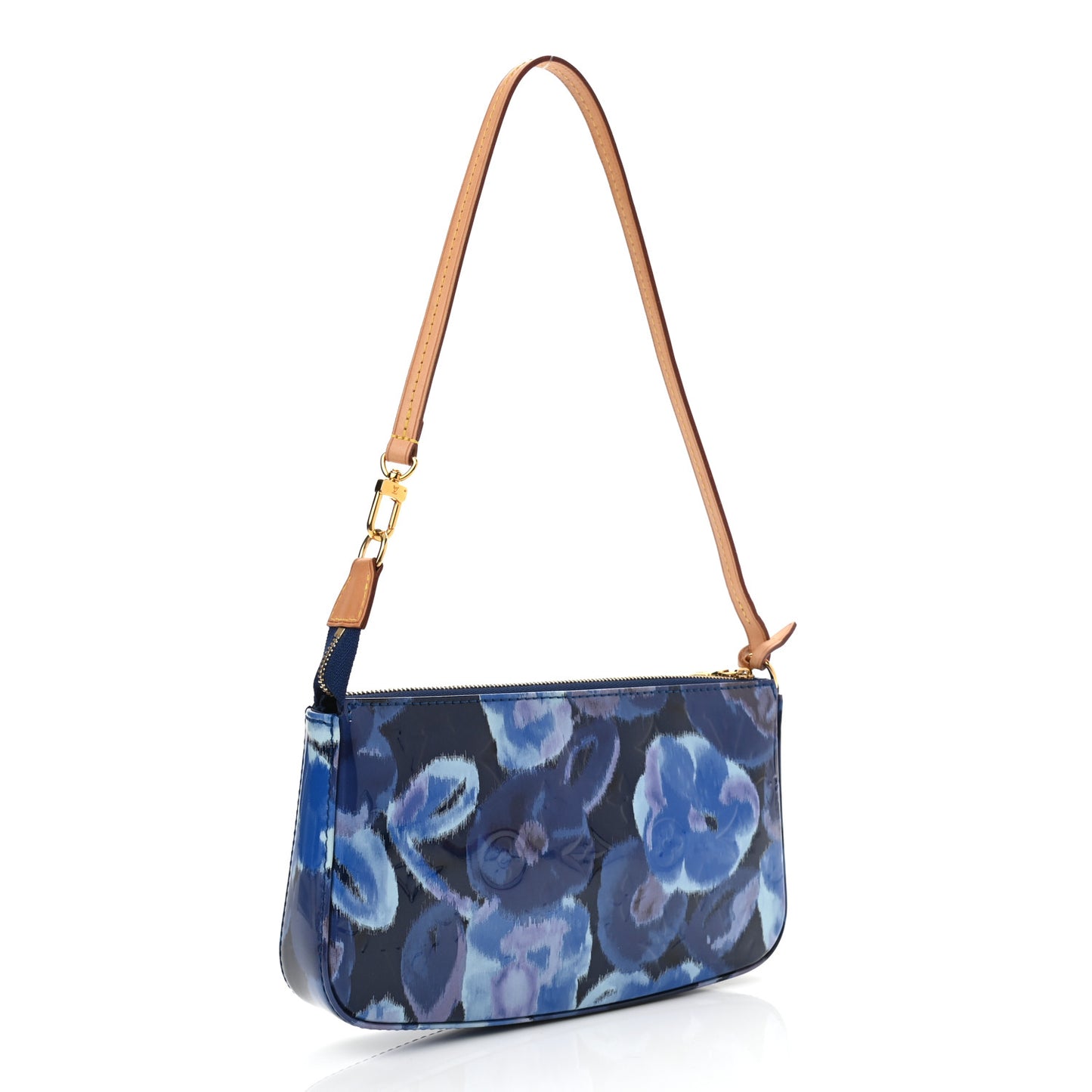 Vernis Ikat Pochette Accessories NM Grand Blue