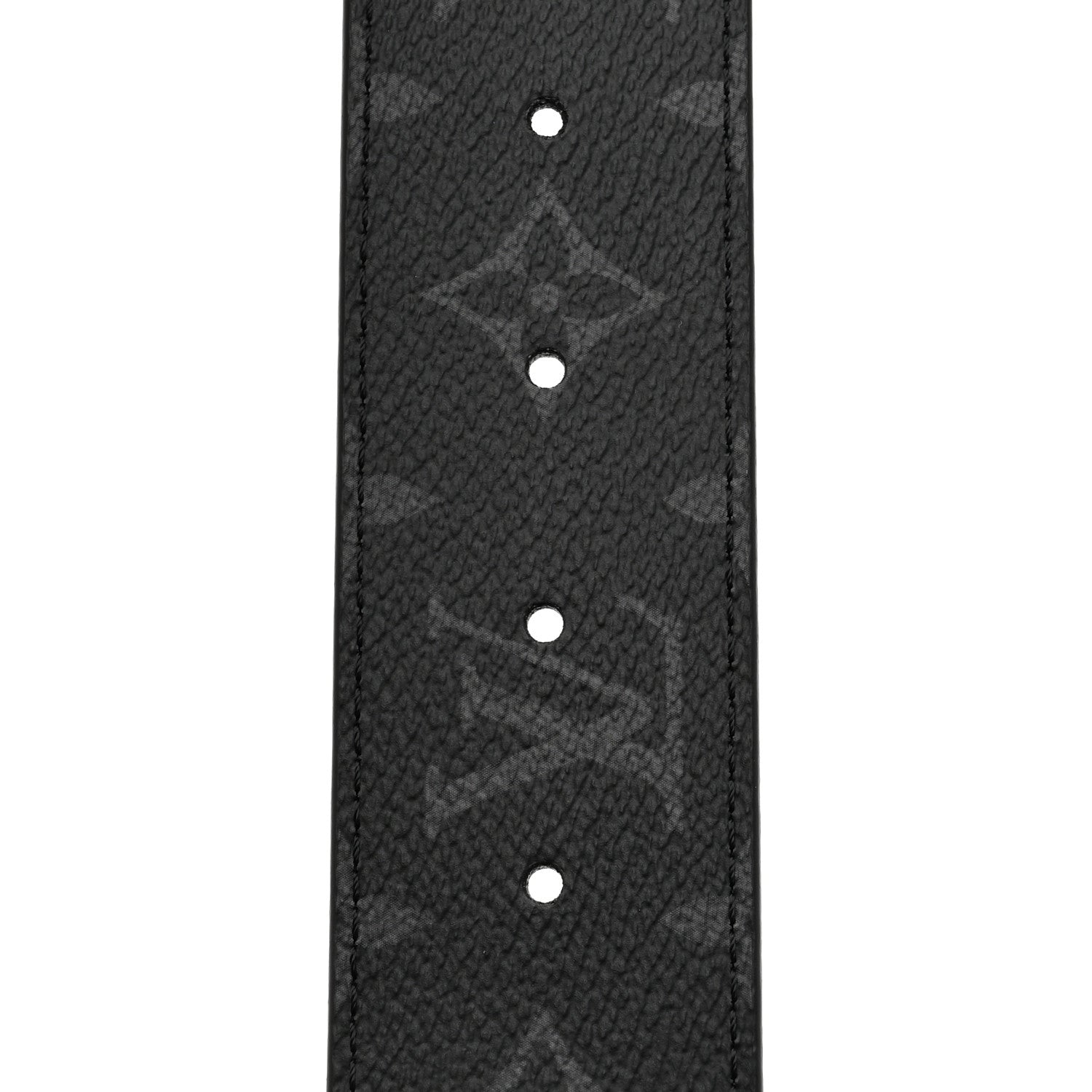 Louis Vuitton Monogram Eclipse 40mm LV Stitch Reversible Belt 90 36 90 36 Black 6 of 9