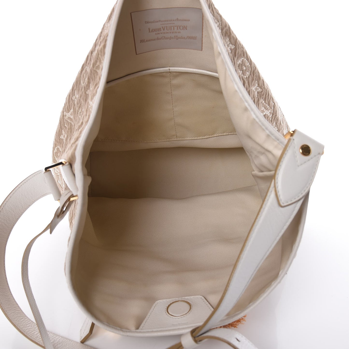 Monogram Sabbia Besace White