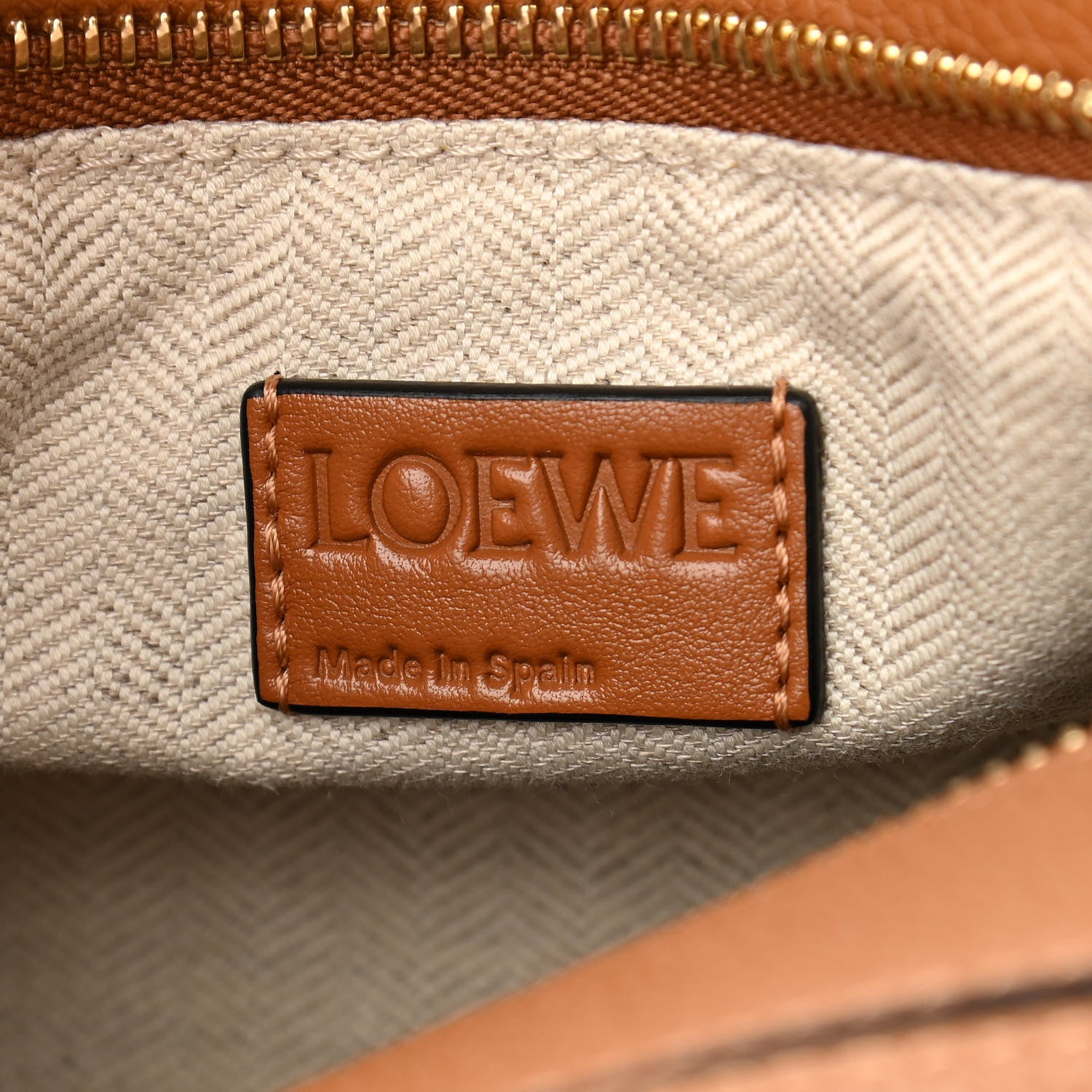 Loewe Calfskin Small Puzzle Bag Tan 6 of 9