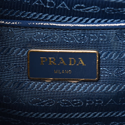 Prada Saffiano Vernice Shopping Tote Azzurro 6 of 26