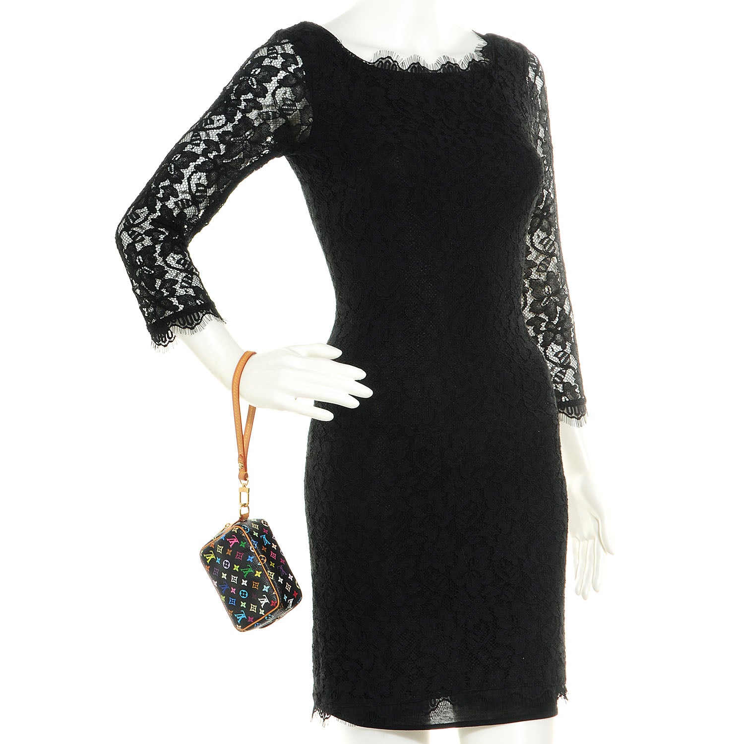 Louis Vuitton Monogram Multicolor Trousse Wapity Black 2 of 7