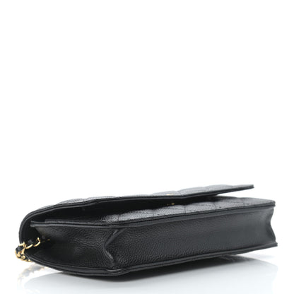 Chanel Caviar Quilted Wallet On Chain WOC Black 4 of 10