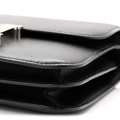 Hermes Veau Monsieur Lizard Constance 18 Black Ombre 10 of 13