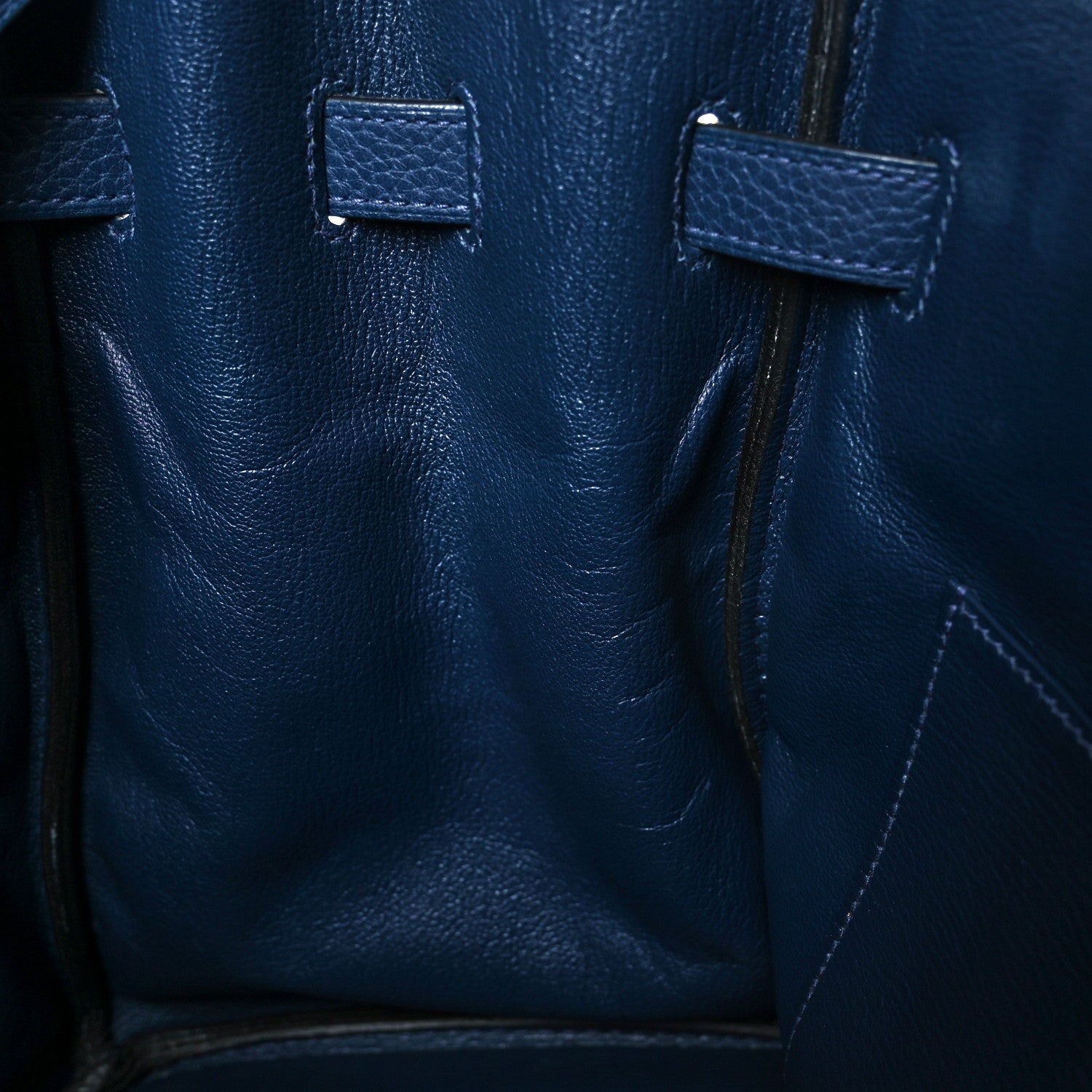 Hermes Taurillon Clemence Birkin 35 Bleu Brighton 9 of 10