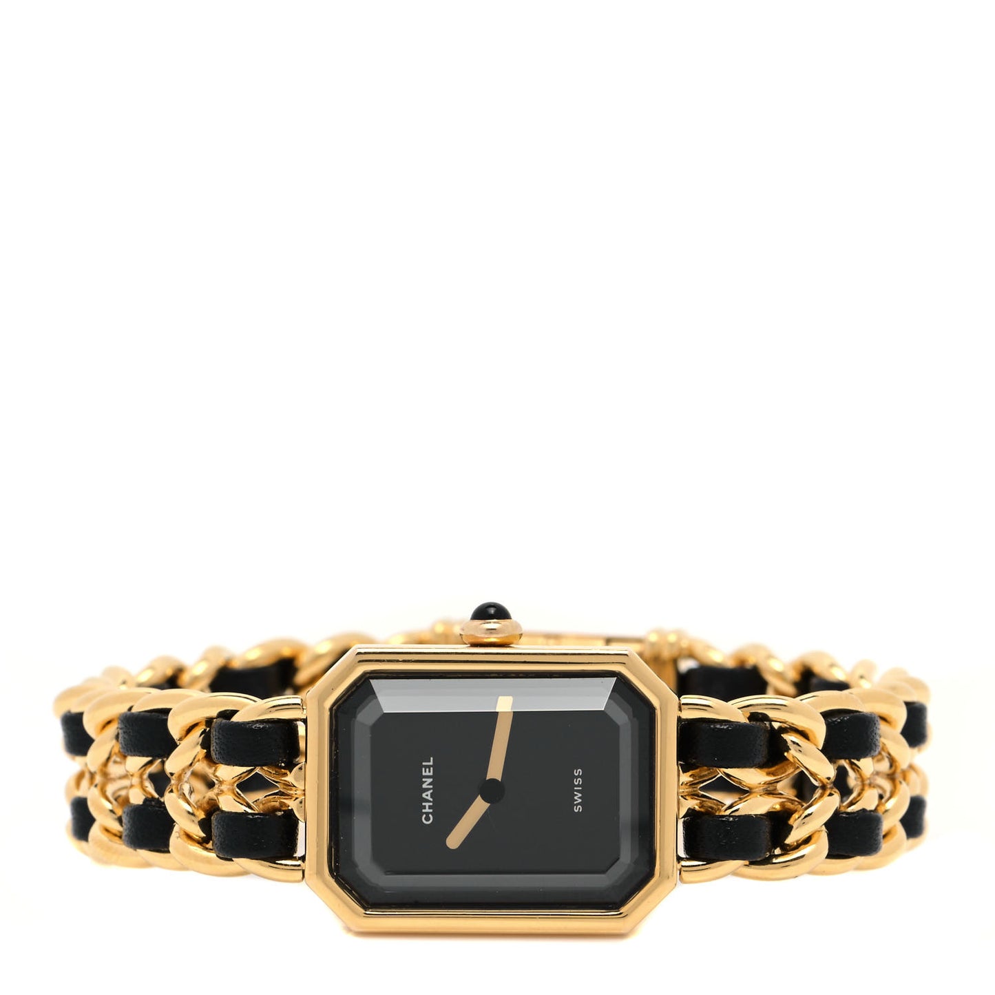 Stainless Steel Lambskin 20mm Chain Premiere Quartz Watch Gold L