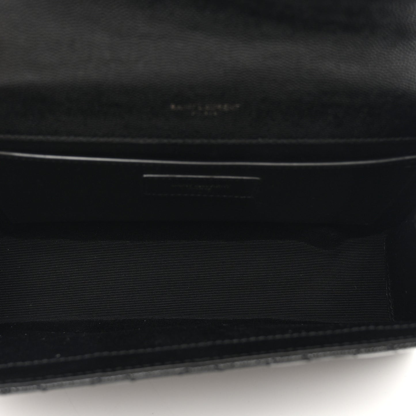 Grain De Poudre Textured Mixed Matelasse Triquilt Medium Monogram Monochrome Satchel Black
