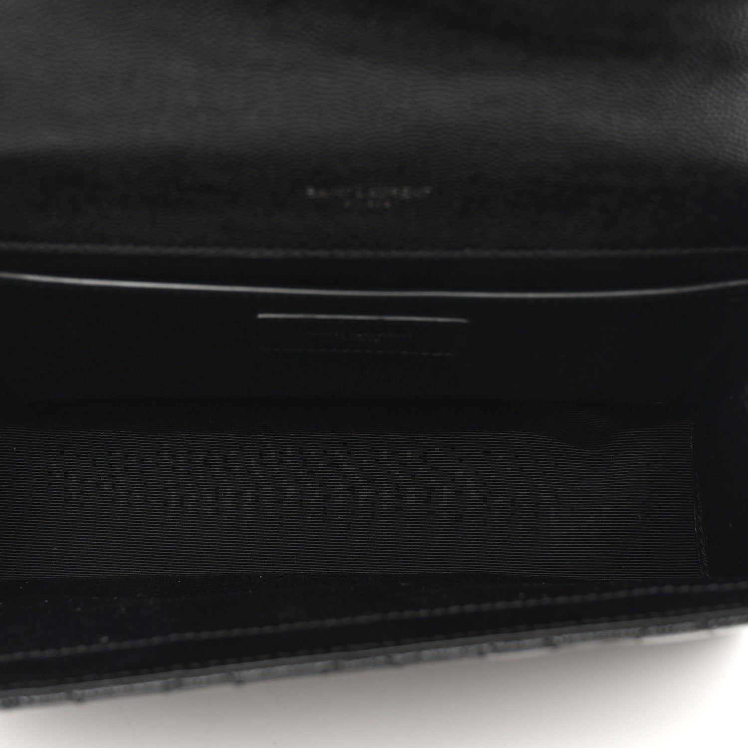 Saint Laurent Grain De Poudre Textured Mixed Matelasse Triquilt Medium Monogram Monochrome Satchel Black 5 of 10