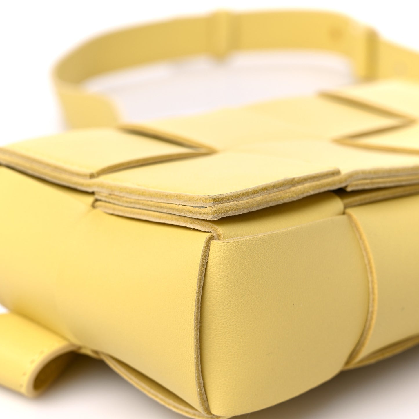 Nappa Maxi Intreccio The Belt Cassette Bag Butter