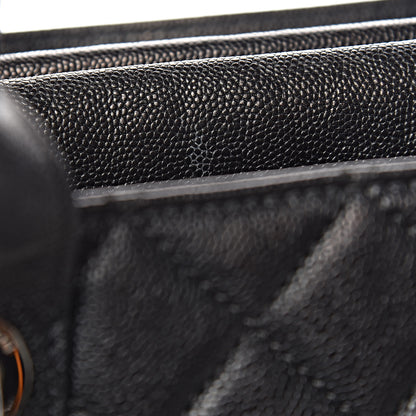 Chanel Caviar Quilted Large Urban Companion Top Handle Shopping Tote Black 8 of 13