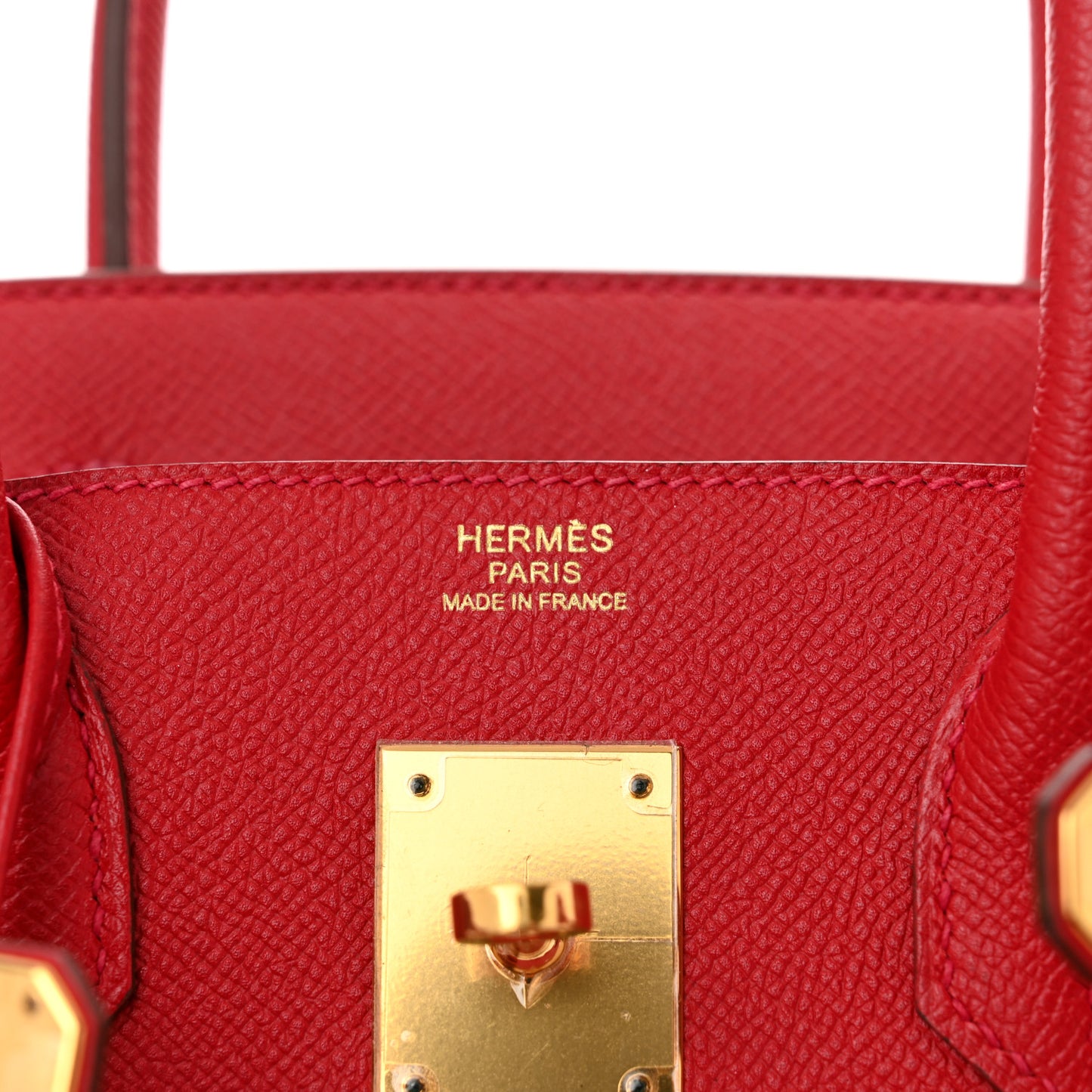 Epsom Birkin 30 Rouge Casaque