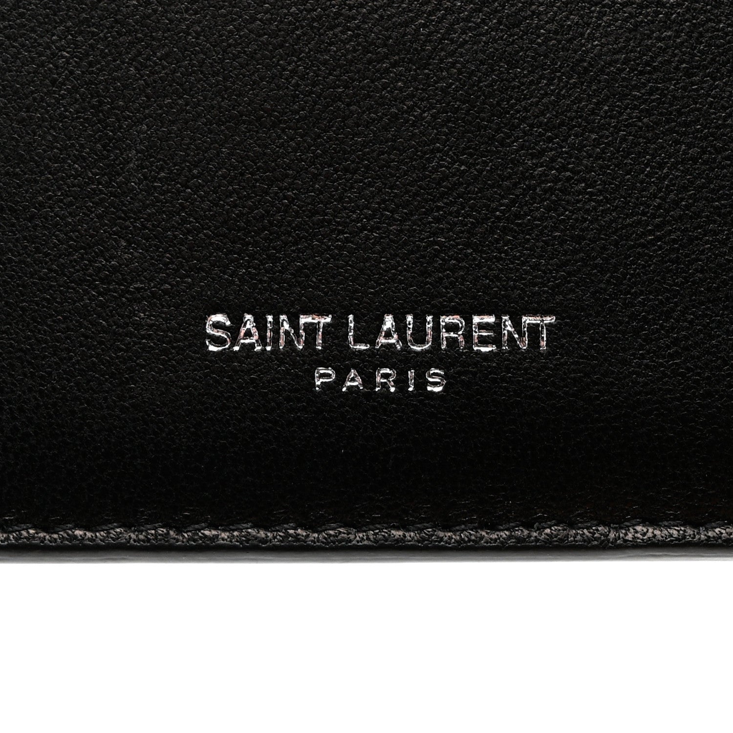 Saint Laurent Lambskin Monogram Loulou Puffer Pouch Clutch Black 10 of 13