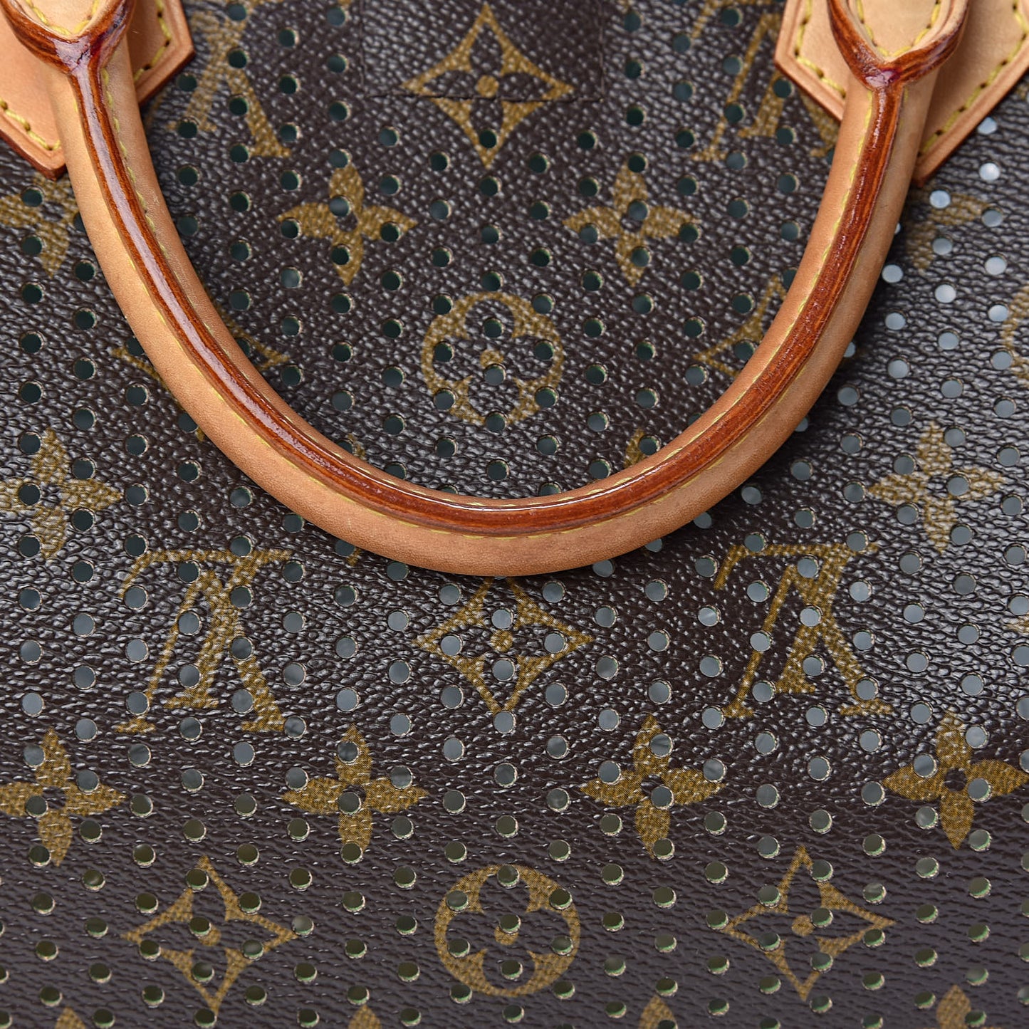 Monogram Perforated Speedy 30 Green