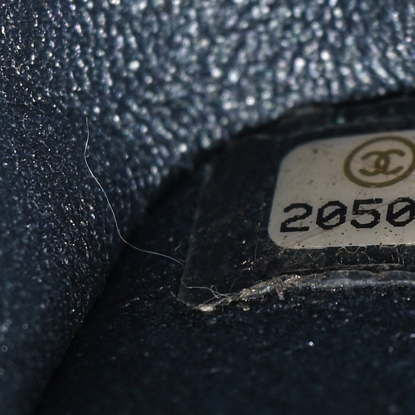 Caviar Quilted Mini Rectangular Flap Charcoal