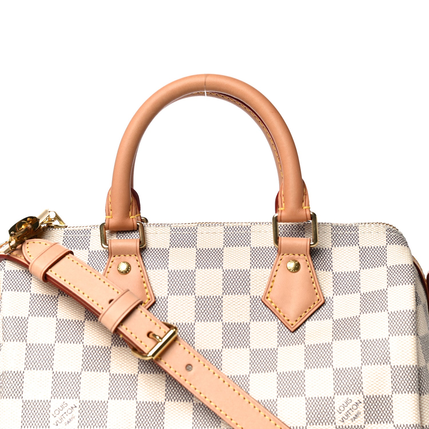 Louis Vuitton Damier Azur Speedy Bandouliere 25 7 of 10