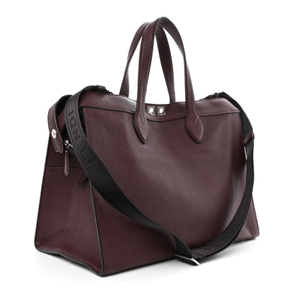 Fendi Cuoio Romano Peekaboo I SEE U Forty8 Satchel Granata 4 of 12