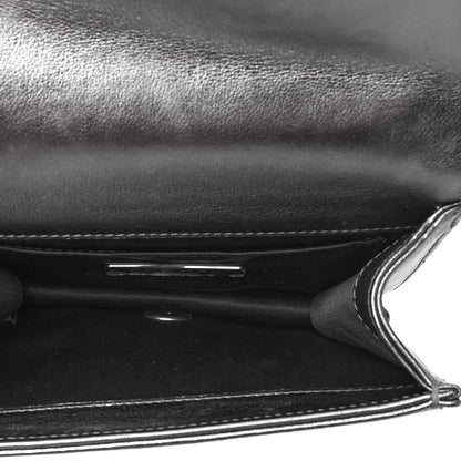 Chanel Metallic Calfskin Cocallover Square Flap Grey 5 of 9