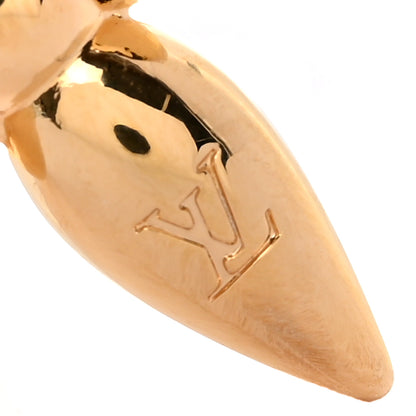 Louis Vuitton Pearl Louisette By Night Earrings Gold 4 of 4